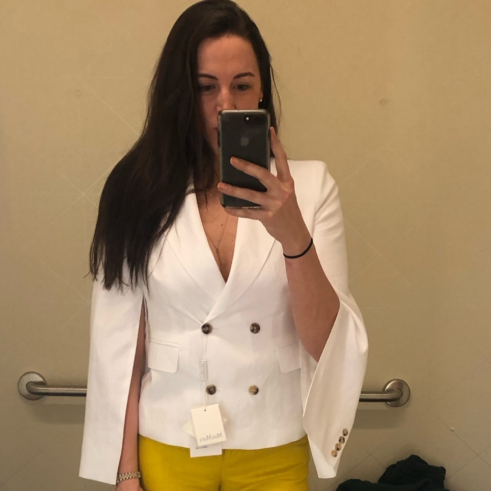 MaxMara Split Sleeve Blazer top